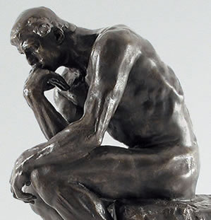 Rodins "Tänkaren". 